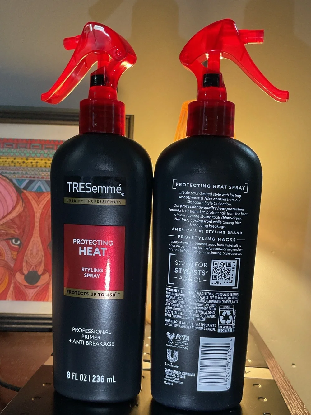 TRESemme Protecting Heat Styling Spray 8oz each (2 pack)